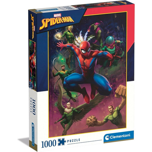 Clementoni - Casse-tête Spiderman - 1000 pièces (CLE39742) Clementoni  - Jeux de société Clementoni