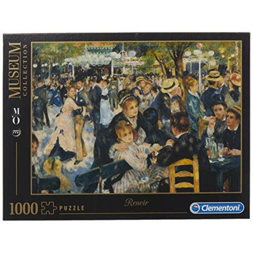 Clementoni - Puzzle Col.Musées - Renoir, Bal Bal du Moulin de la Galette - 1000 pièces (CLE31412) Clementoni  - Clementoni