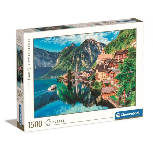 Animaux Clementoni Clementoni Collection Hallstatt 1500 pièces, Puzzle paysages, Divertissement Adulte-fabriqué en Italie, 31687, Multicolore, Medium