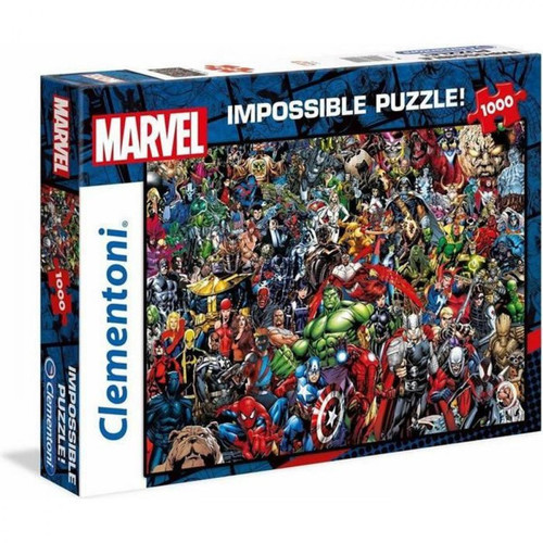 Clementoni - Puzzle 1000 pieces Impossible puzzle Marvel Clementoni  - Animaux
