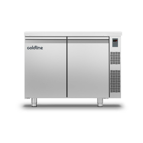 COLDLINE - Table Réfrigérée Positive Master Sans Groupe - 2 Portes 280 Litres - Coldline COLDLINE - Porte refrigerateur