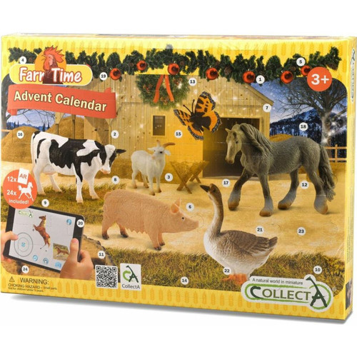 Collecta - CollectA Calendrier de l'Avent ferme et cheval Collecta  - Décorations de Noël