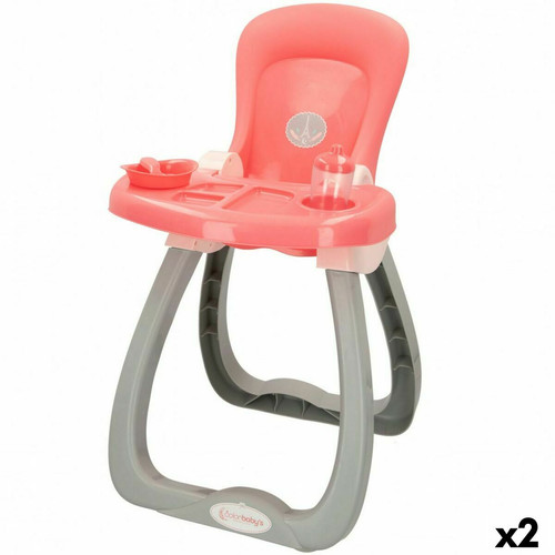 Color Baby - Chaise haute Colorbaby 2 Unités Color Baby  - Poupées & Poupons