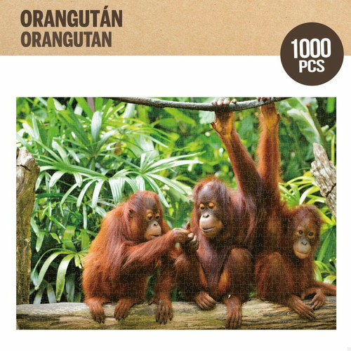 Color Baby Puzzle Colorbaby Orangutan 6 Unités 68 x 50 x 0,1 cm