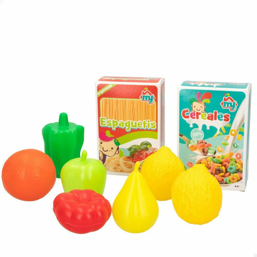 Color Baby Set de jouets alimentaires Colorbaby Linge et ustensiles de cuisine 34 Pièces 33 Pièces (16 Unités)