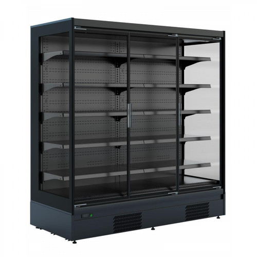 Réfrigérateur Combisteel Vitrine Réfrigérée Murale MIKE avec Portes - L 1310 à 3810 mm - Combisteel - R290 - Acier inoxydable2560 mm 3810x880x2040mm