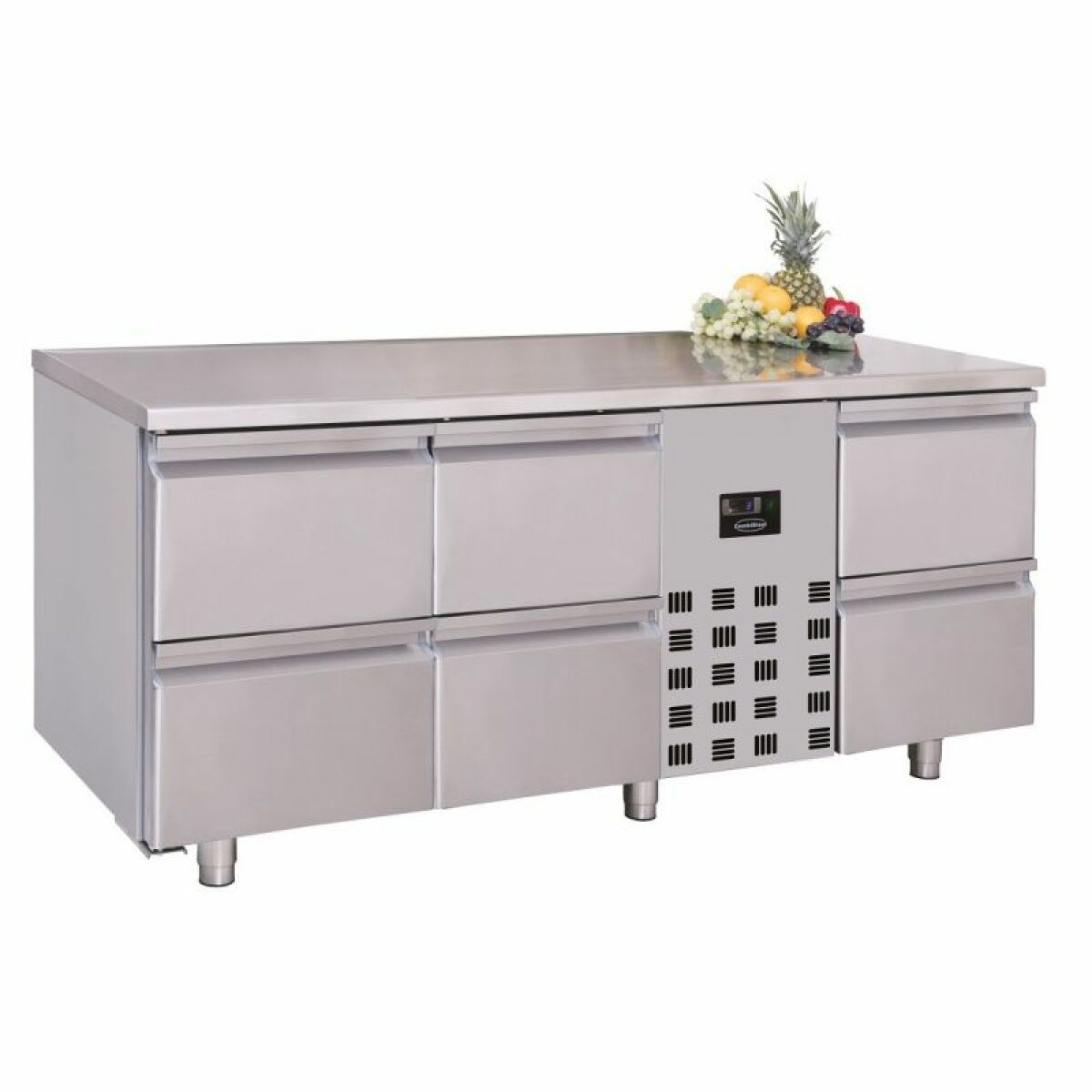 Réfrigérateur américain Combisteel Table Réfrigérée Positive Série 700 - 4 ou 6 Tiroirs - Combisteel - R290 - Acier inoxydable1785x700474 1785x700x850mm