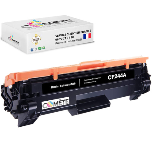 Comete Consommable - 44A 1 Toner compatible avec HP 44A CF244A Noir - Imprimante Laser
