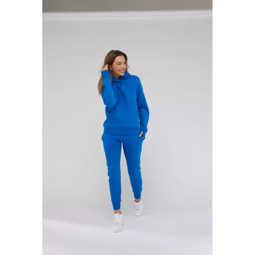Compagnie de Californie - Sweatshirt bleu cobalt Sweat No Zip Capuche Classique - Sweat femme