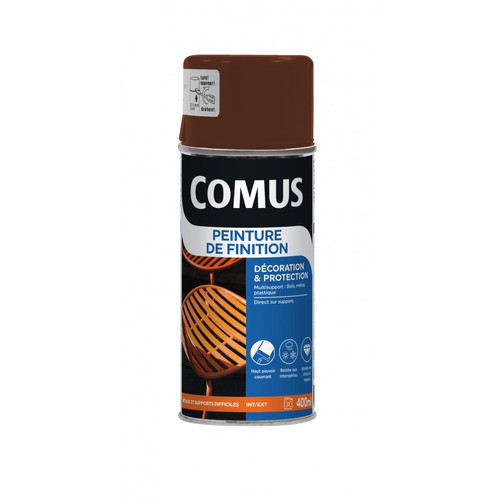 Comus - Aérosol Peinture de finition brillant brun sécurité COMUS - 400ml Comus   - Aerosol