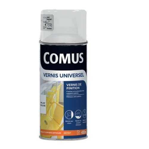 Comus - Aérosol vernis universel brillant 400ml - COMUS - Aerosol