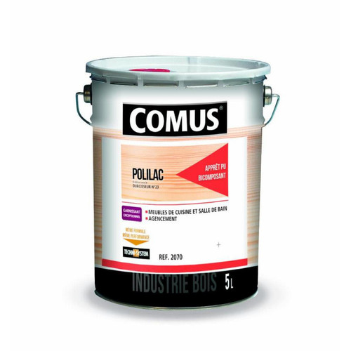 Comus - Apprêt polyuréthane Polilac 2070 COMUS - Blanc - Pot 1 L - 7786 Comus  - Comus