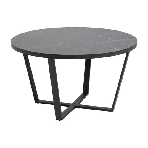 Concept Usine - Harlem - Table basse effet marbre noir - Marchand Concept usine