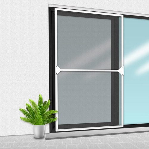 Confortex - Porte Moustiquaire  150x220 cm Blanc - Moustiquaire Fenêtre