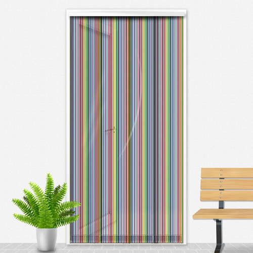 Confortex - Porte Moustiquaire 90x220 cm Multicolore - Moustiquaire Fenêtre