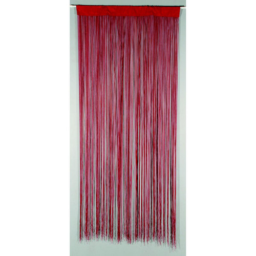 Confortex - Rideau portière String pavot 90 x200  cm rouge - Confortex