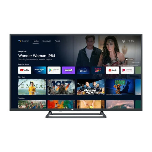 TV 40'' à 43'' Continental Edison CONTINENTAL EDISON - ANDROID TV FHD 43 (108 cm) Netflix YouTube PrimeVideo