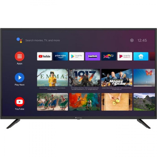Continental Edison - CONTINENTAL EDISON Android TV 43'' (109cm) 4K UHD (3840*2160) - Android - Wi-fi- Bluetooth Netflix- HDR  - Google Assistant - - TV 40'' à 43'' 43