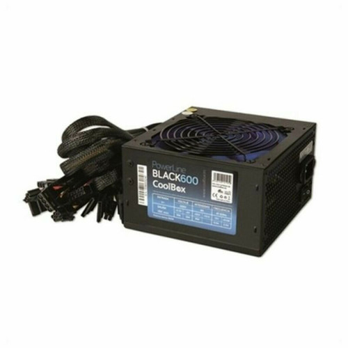 Coolbox - Bloc d'Alimentation CoolBox COO-FAPW600-BK 600 W ATX Noir Bleu DDR3 SDRAM Coolbox  - Ddr3 sdram