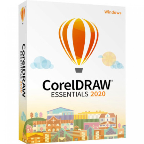 Corel - CorelDRAW Essentials 2020 - Licence Perpétuelle - 1 poste - Graphisme et Vidéo