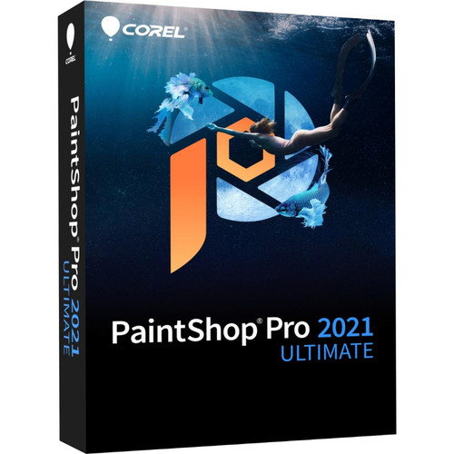 Corel - PaintShop Pro 2021 Ultimate - Licence Perpétuelle - 1 poste - A télécharger Corel  - Corel