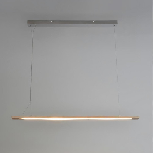 Corep Suspension LED intégrée en bois - 100 x 5 x 125 cm - MALMO