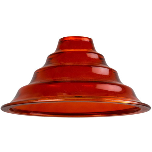 Corep - Suspension orange design vintage Abat jour verre Compatible LED Corep  - Luminaires Corep