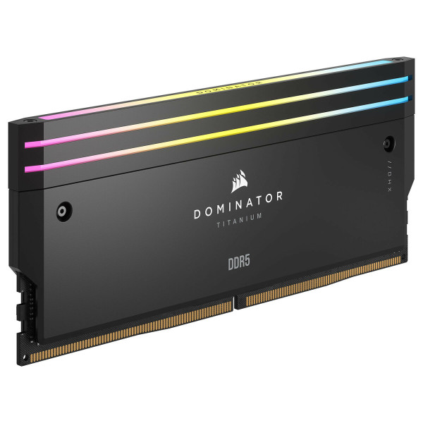 Corsair Dominator Titanium DDR5 RGB 32 Go (2 x 16 Go) 6000 MHz CL30 - Noir
