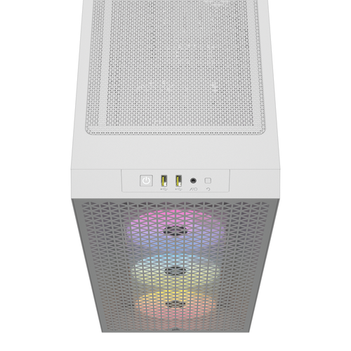 Boitier PC 3000D Airflow - ATX - RGB - Blanc - Avec fenêtre