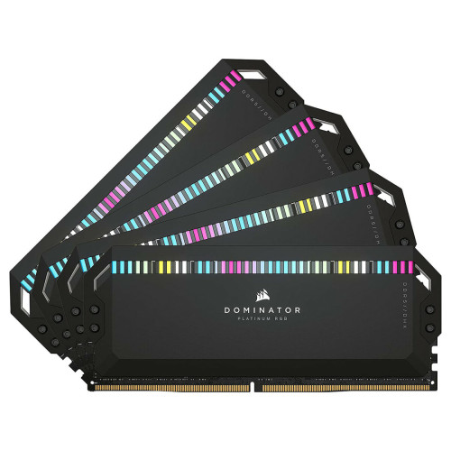 Corsair - Dominator Platinum DDR5 RGB 64 Go (4 x 16 Go) 6200 MHz CL32 Corsair - RAM Corsair RAM PC
