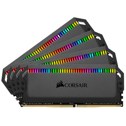 Corsair - Dominator Platinum RGB 128 Go (4x 32 Go) DDR4 3600 MHz CL18 Corsair  - Marchand Monsieur plus