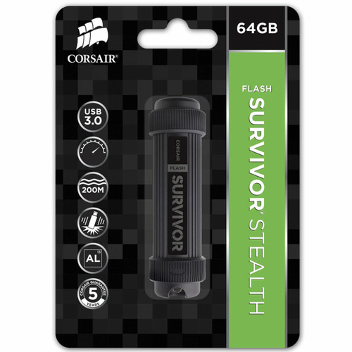 Clés USB Corsair Flash Survivor Stealth USB 3.0 64GB