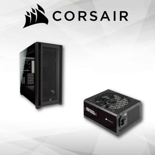 Corsair - RM1000x SHIFT - 1000W - 80 Plus Gold - ATX 3.0 + 5000D Airflow (Noir)  Corsair  - Boitier PC