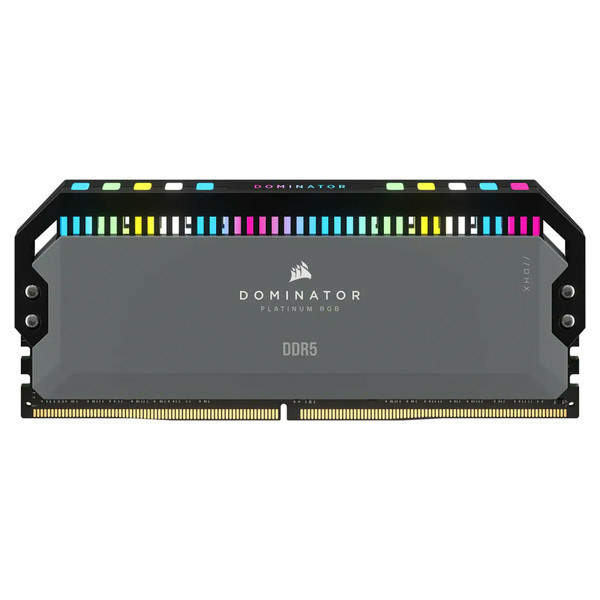 RAM PC Dominator Platinum DDR5 RGB 32 Go (2 x 16 Go) 6000 MHz CL36 - Gris