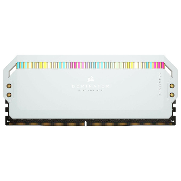 RAM PC Dominator Platinum DDR5 RGB 32 Go (2 x 16 Go) 5600 MHz CL36 - Blanc