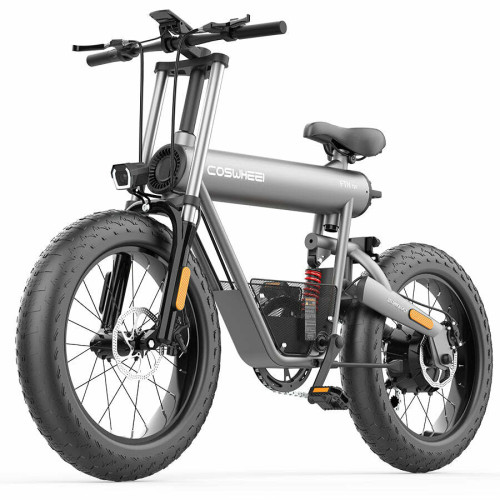 COSWHEEL - Vélo électrique COSWHEEL T20  500W, 48V,45km / h，gris - Vélo électrique
