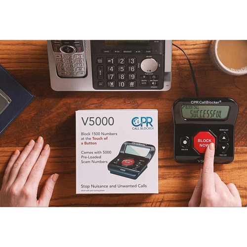 Accessoires Téléphone Fixe Bloqueur d'appels CPR V5000 pour téléphones fixes