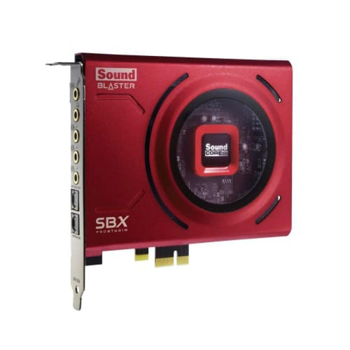 Creative - Sound Blaster Z Carte Son 116dB 2.2GHz PCI Express x8 Jeux Rouge - Carte Son