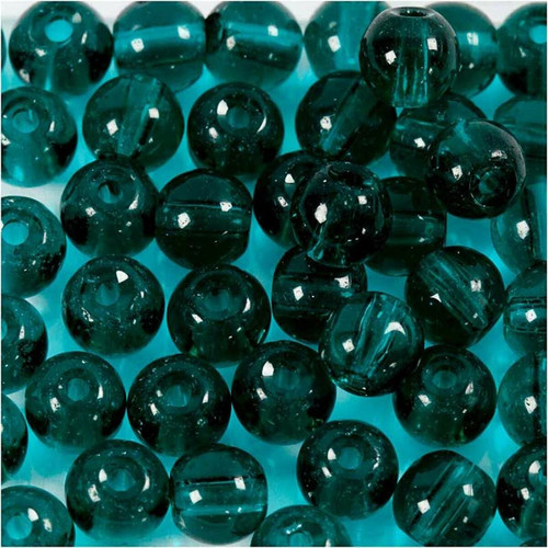 Creotime - 45 perles en verre à facettes rondes Ø 4 mm - bleu vert Creotime - Jeux pour fille - 4 ans Jeux & Jouets