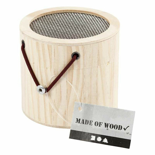 Creotime - Boîte à insectes en bois à customiser - Ø 8,3 cm Creotime  - Boite bois