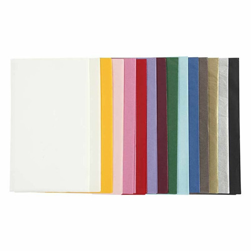 Creotime - Papier de Soie multicolore 50 x 70 cm - 30 feuilles Creotime  - Accessoires et consommables