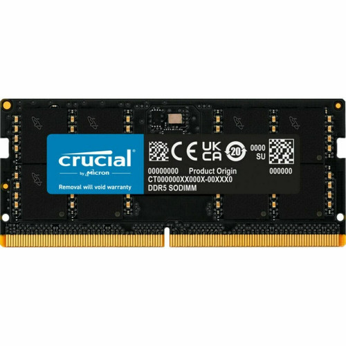 Crucial - Crucial CT32G48C40S5 module de mémoire 32 Go 1 x 32 Go DDR5 4800 MHz - RAM PC Crucial