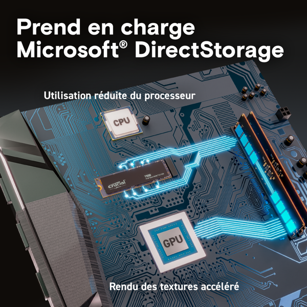 SSD Interne Crucial CT2000T500SSD8