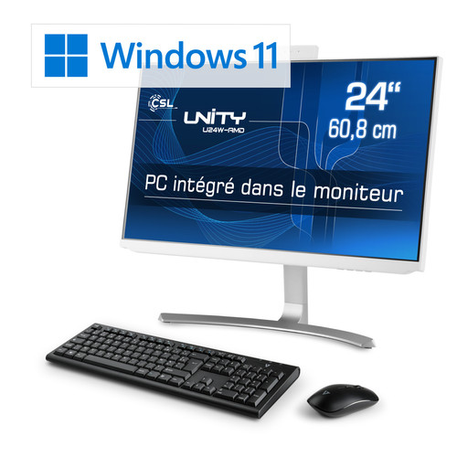 CSL Computer - Unity U24W-AMD CSL Computer  - PC Fixe Bureautique