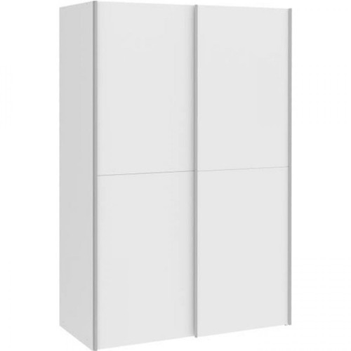 Cstore - OZZULA - armoire 2 portes coulissantes  blanc mat  l 120xp 61, 2xh 190, 5 cm Cstore   - Chambre complète