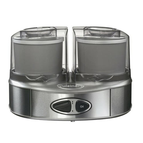 Cuisinart - Sorbetière 2x1l 50w aluminium brossé - ice40bce - CUISINART Cuisinart  - Electroménager Cuisinart