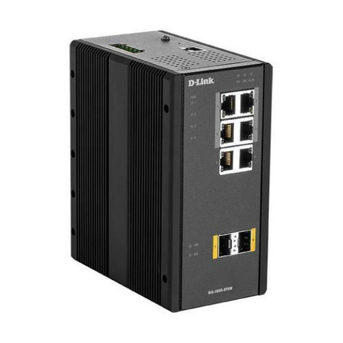 D-Link - 8 Port L2 Managed Switch Ind Poe D-Link  - Objets connectés