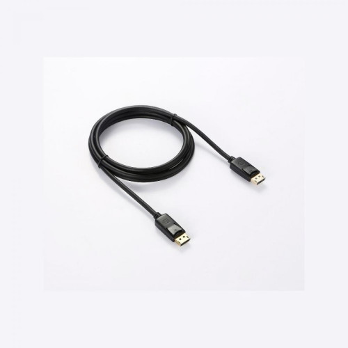 D2 Diffusion - Câble Displayport Male/Male 1.4 avec système de verrouillage - 2M - Compatible 8K - Noir - Câble et Connectique