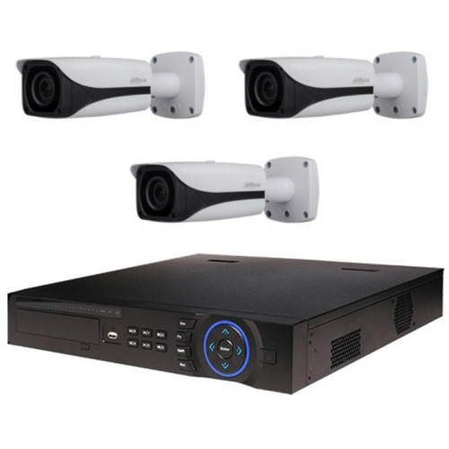 Dahua - Kit de Vidéosurveillance Dahua Enregistreur DVR et 3 Caméras Box Analogiques HDCVI PTZ - Dahua camera