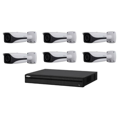 Dahua - Kit Vidéosurveillance Enregistreur DVR 2 ports HDMI et 6 Caméras Box Analogiques HDCVI PTZ Dahua  - Dvr